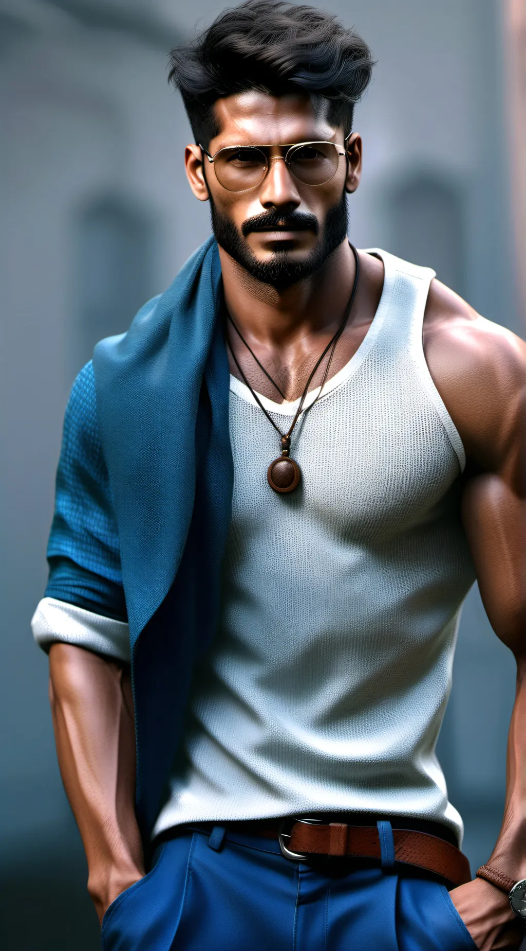 ai character: Micheal  background