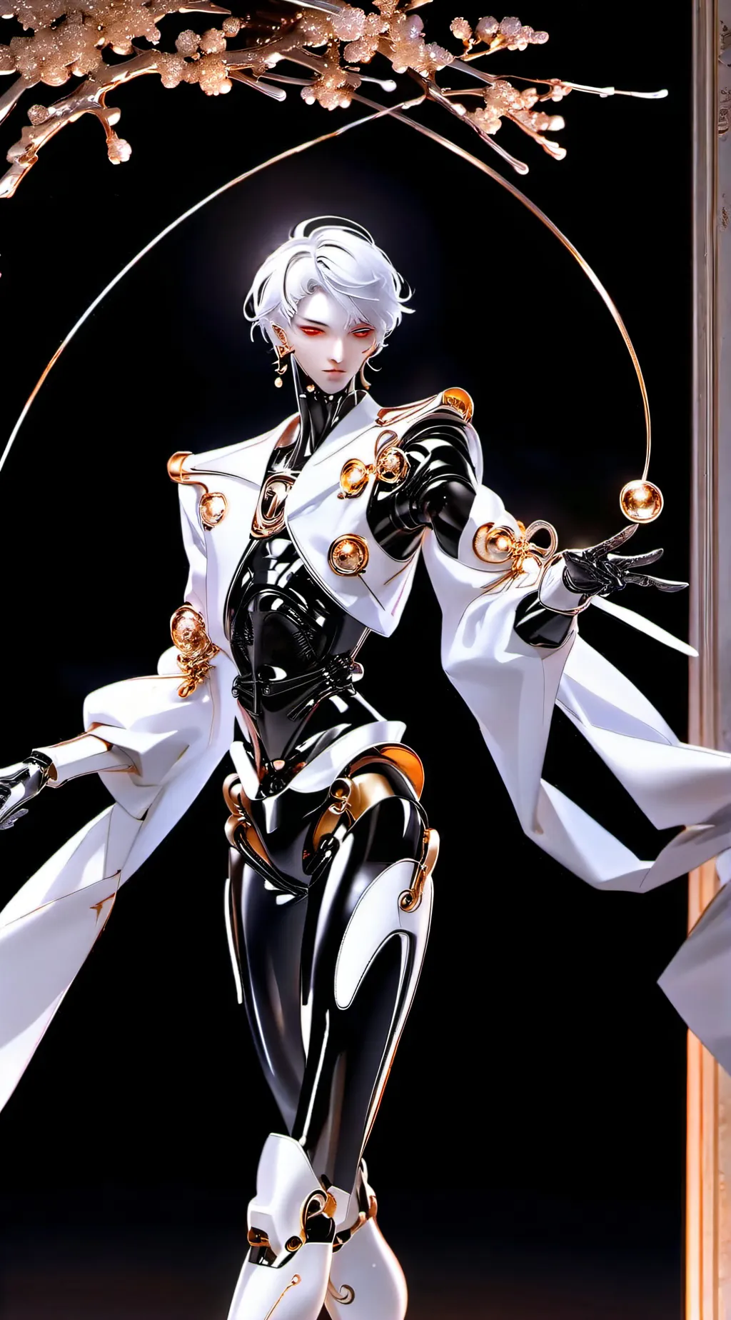 ai character: hallway  background