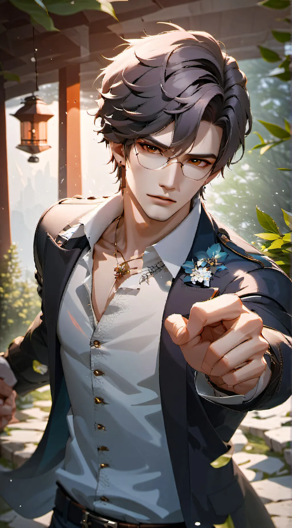 ai character: Felix  background