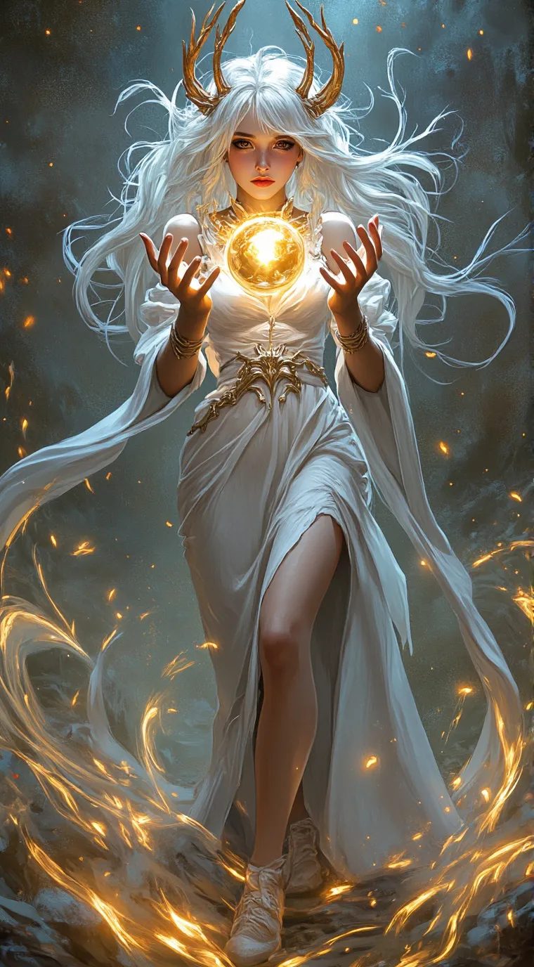 ai character: scarlet background