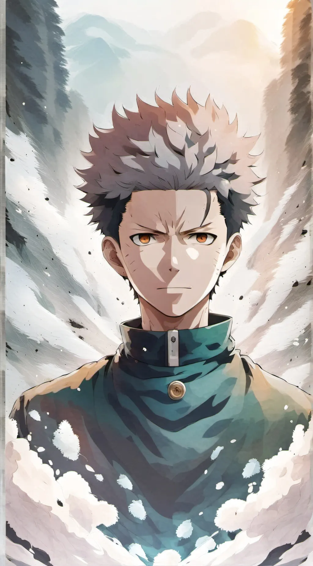 ai character: mahito y yuji background