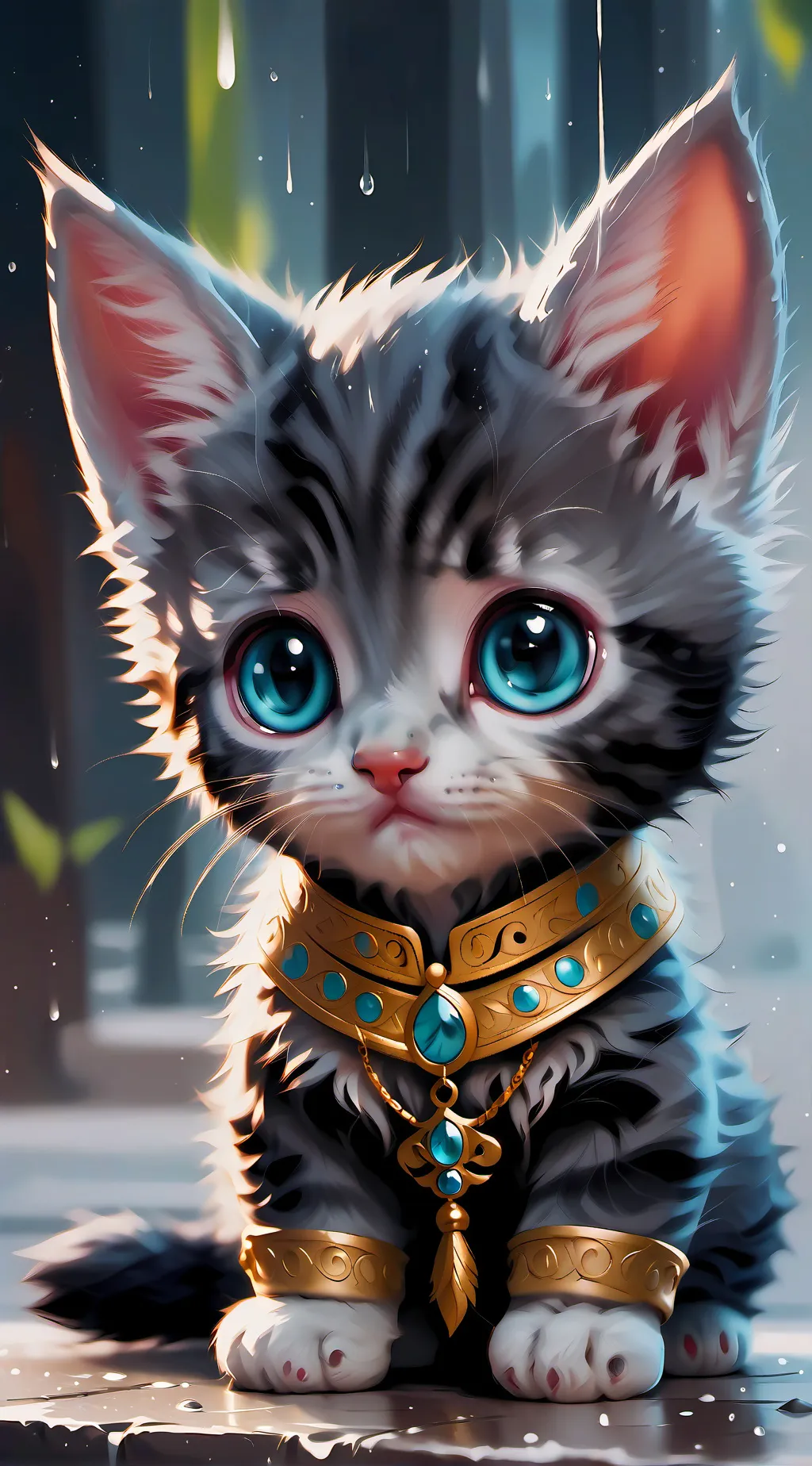 ai character: cat background
