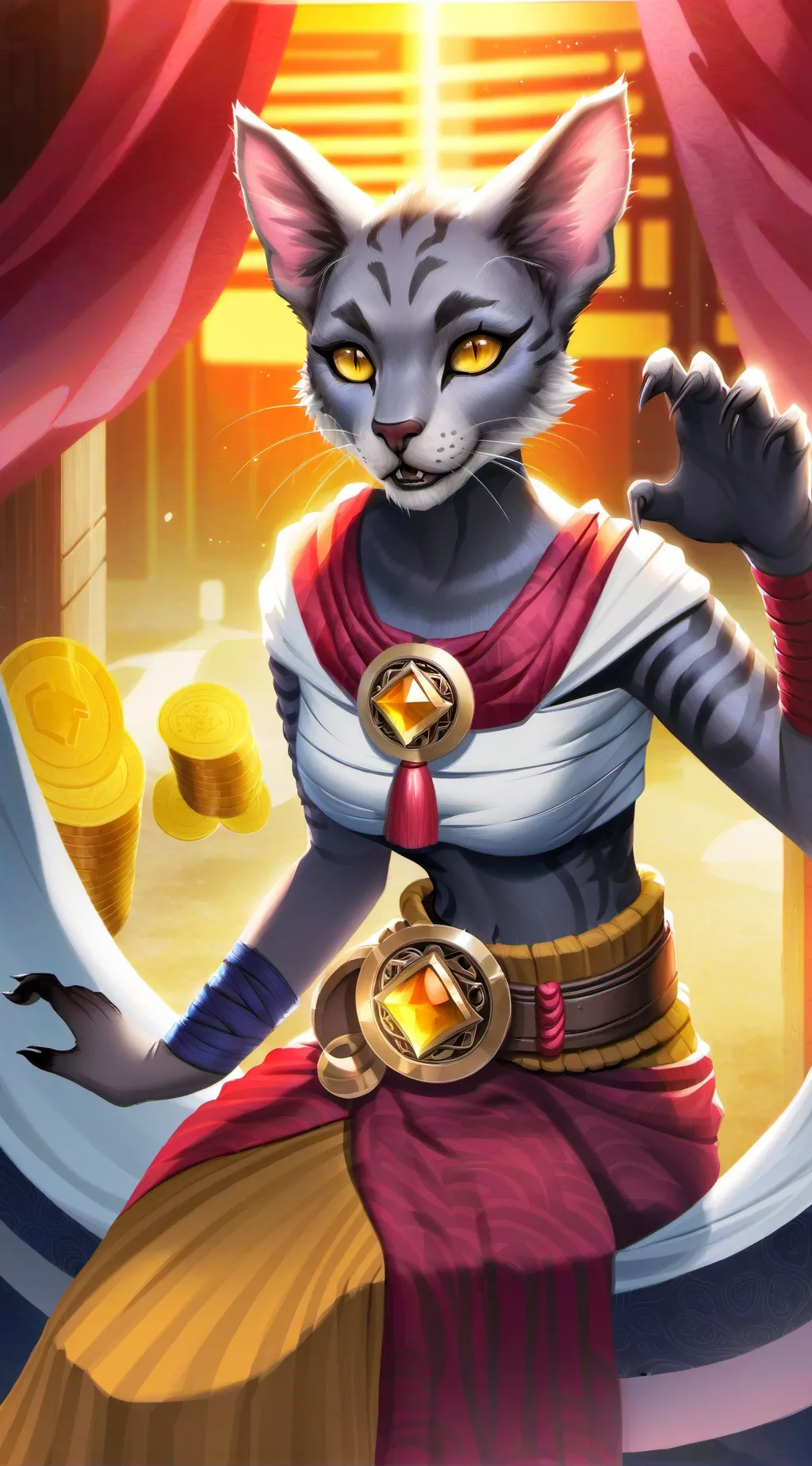 ai character: Sheila background