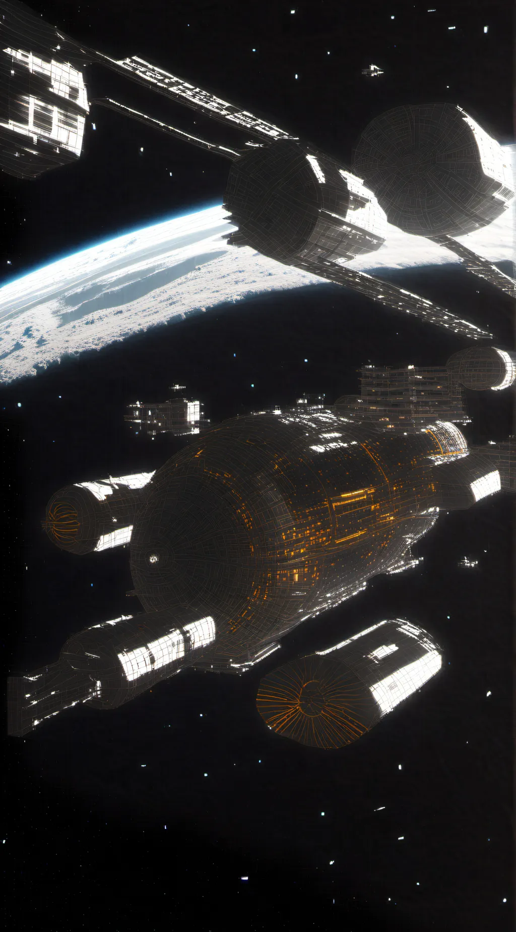 ai character: titan station  background