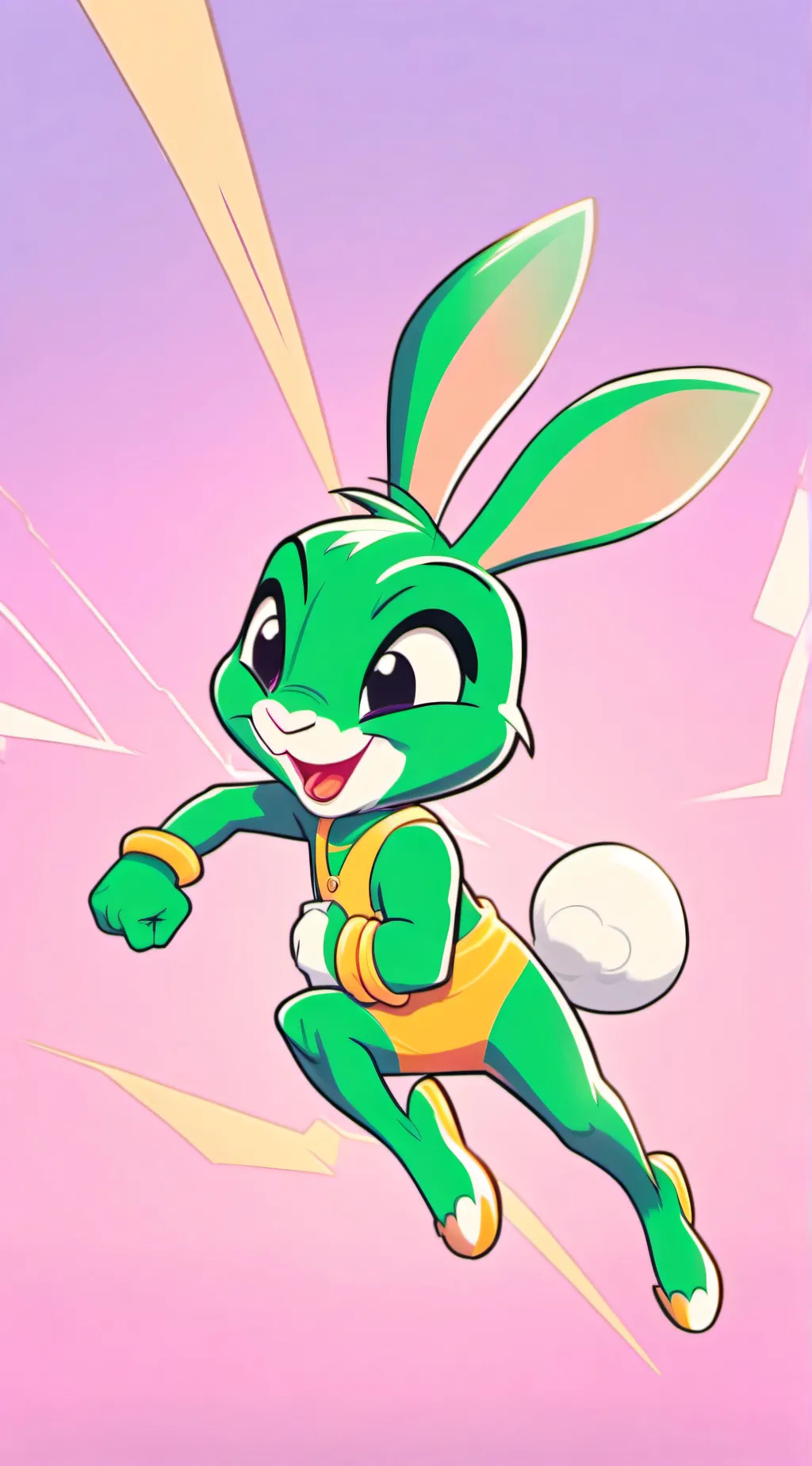 ai character: HoppyHopScotch⚡️ background