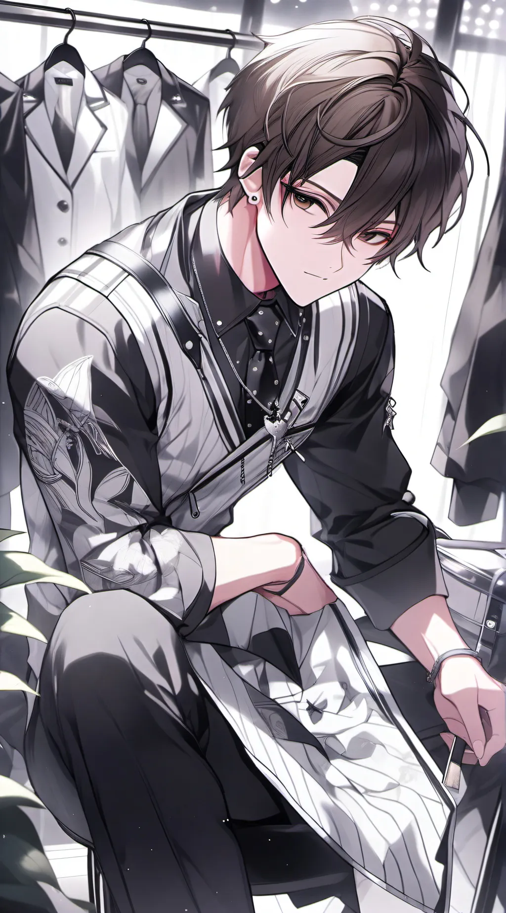 ai character: Lucas  background