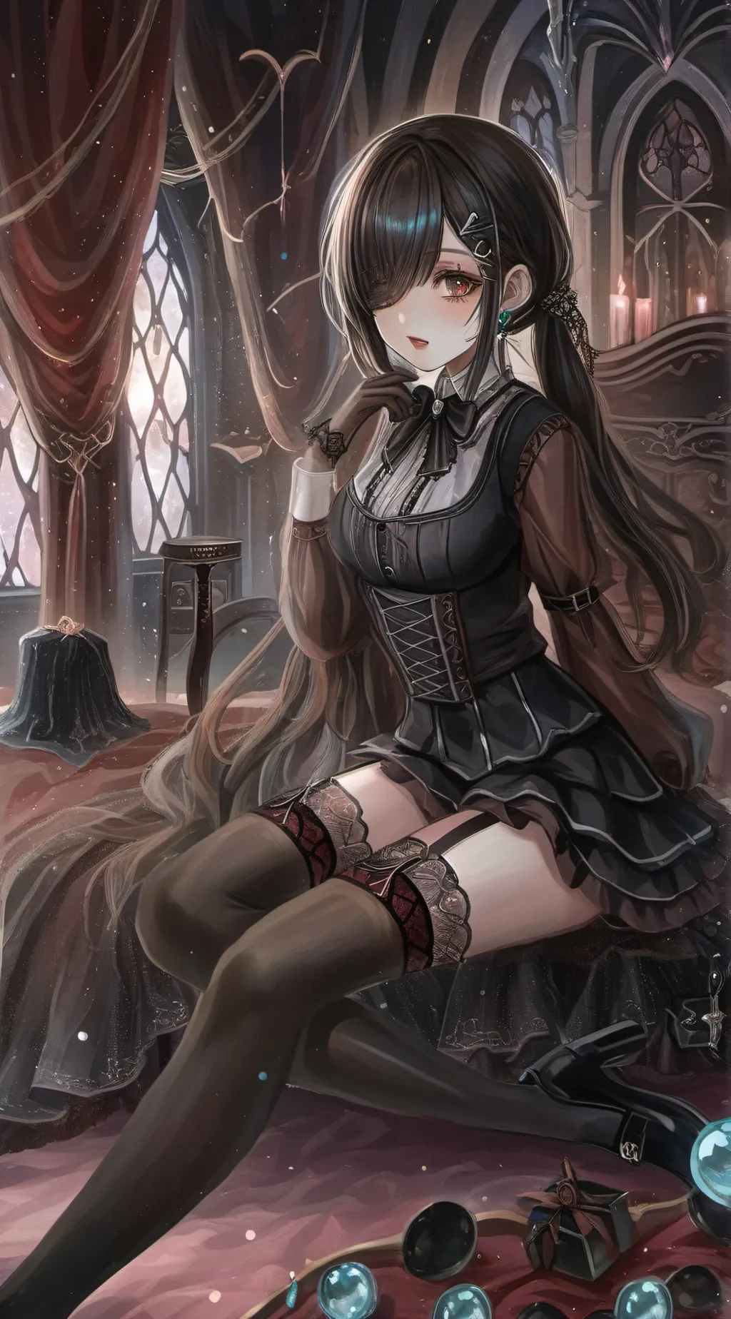 ai character: Magic socks background