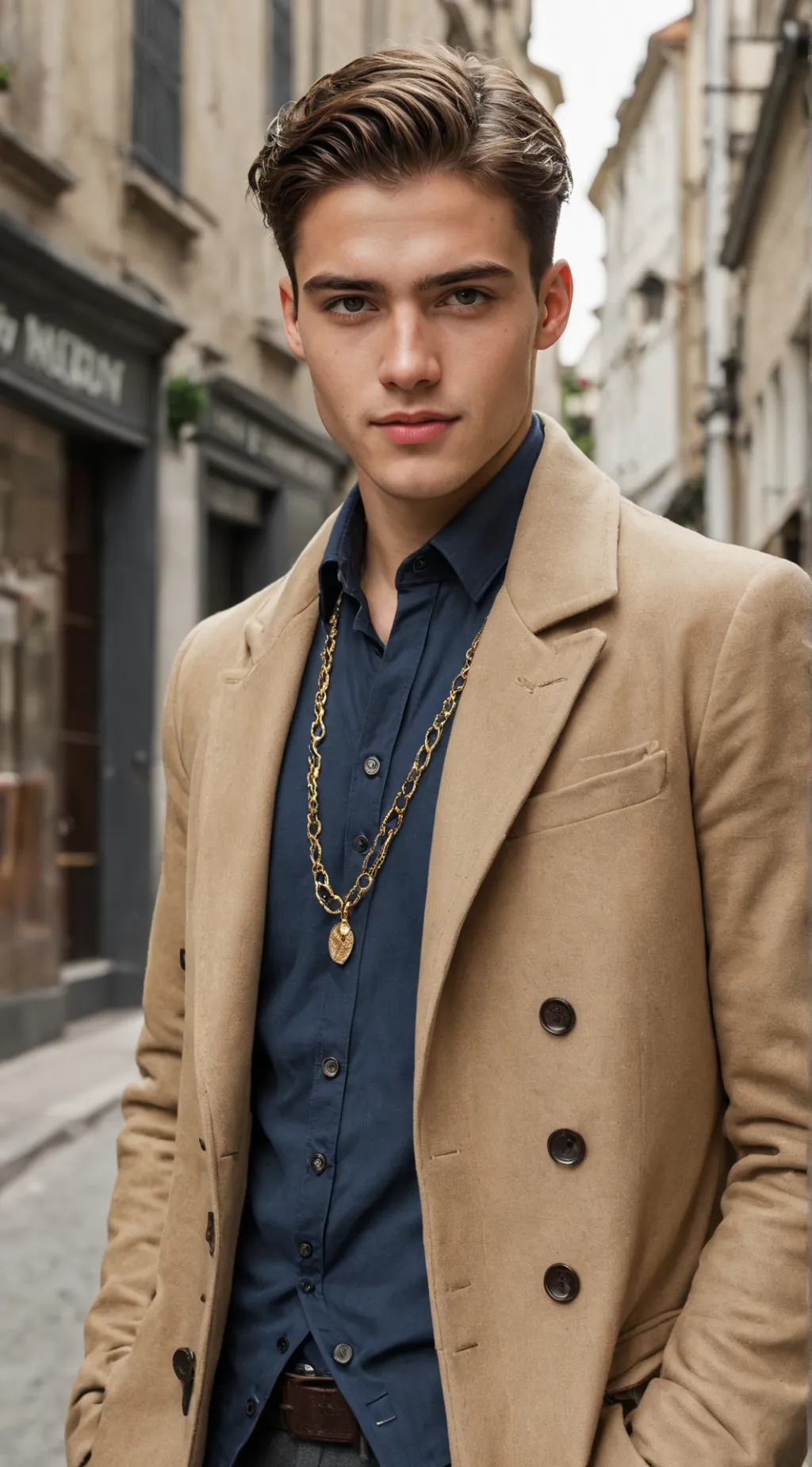 ai character: Luca  background