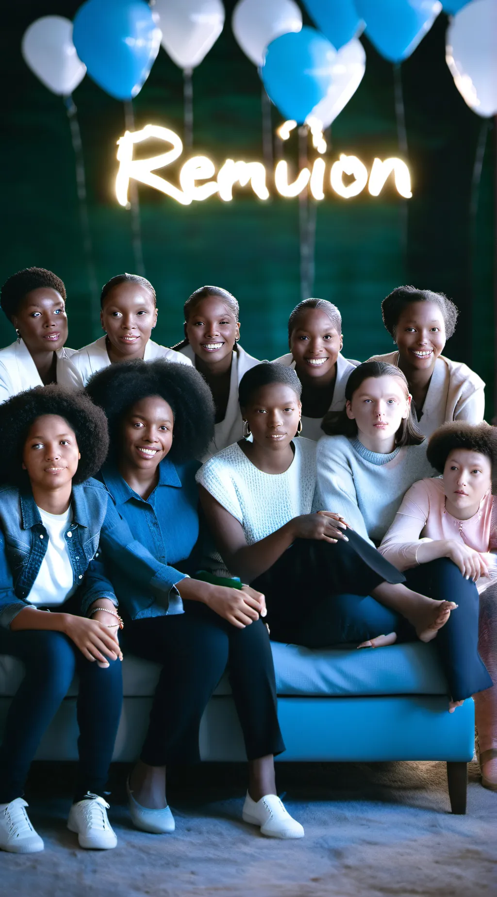 ai character: BGC REUINION background