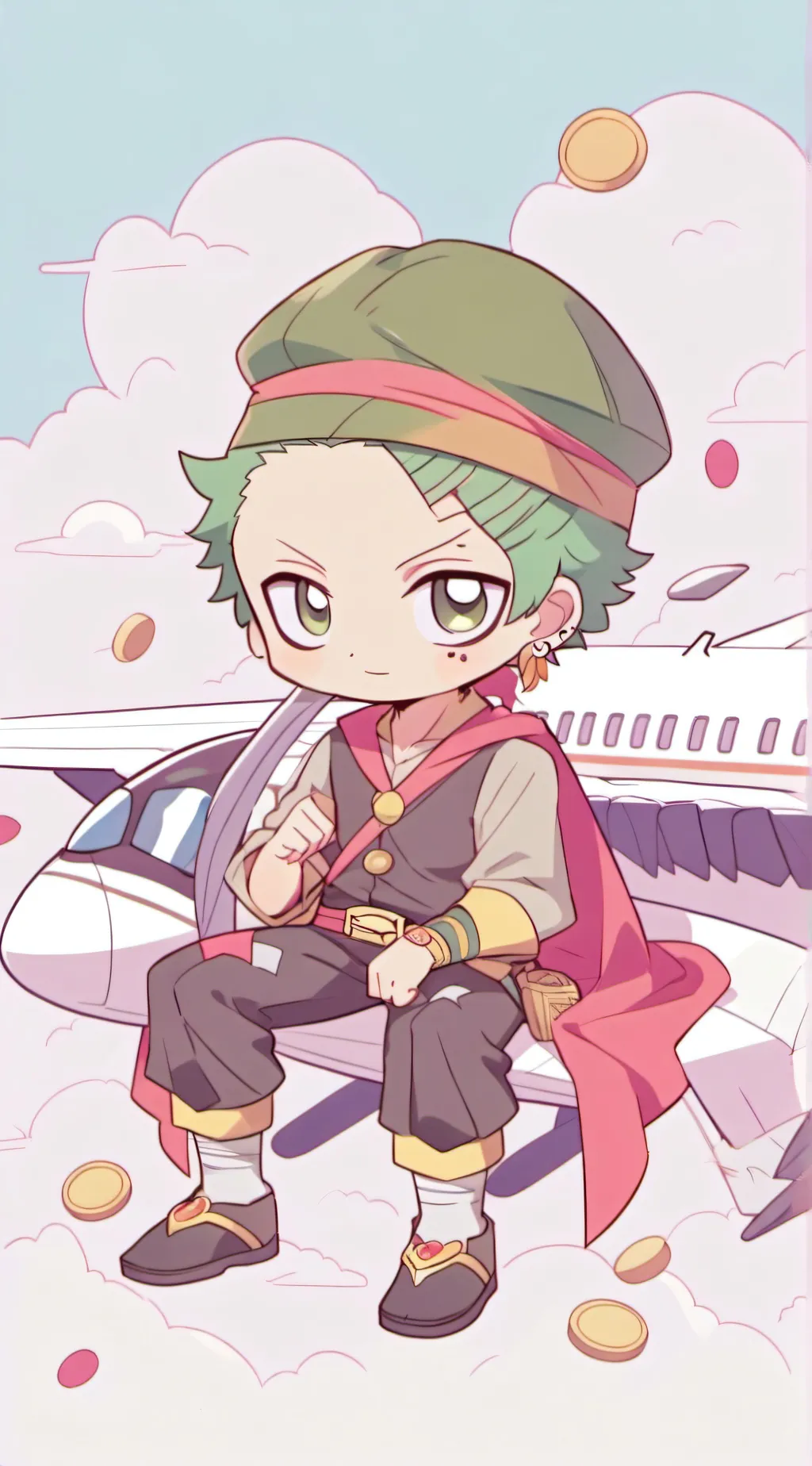 ai character: Ethtoipa airline background