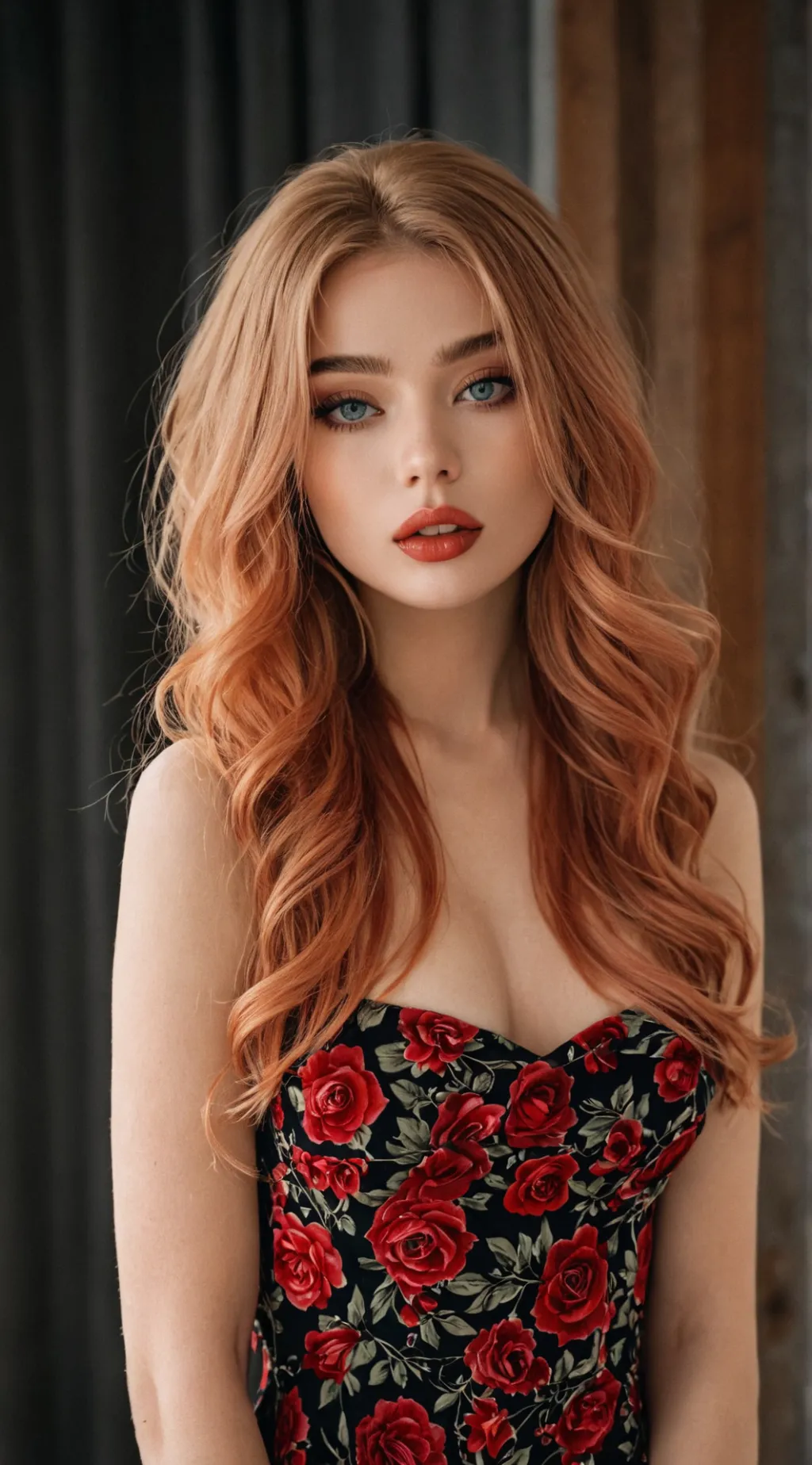 ai character: Ana steel background