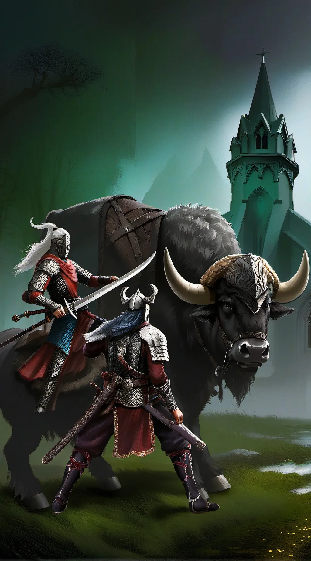 ai character: рыцарь background