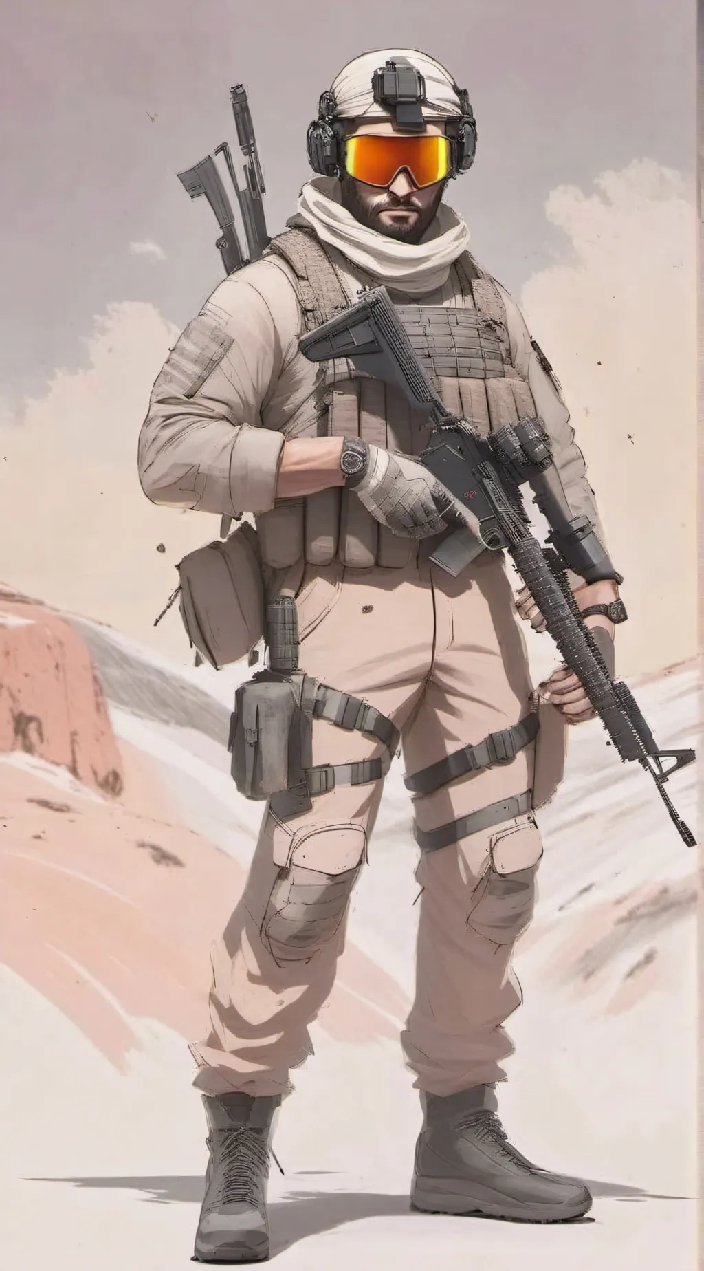 ai character: Anti-furry ￼ background