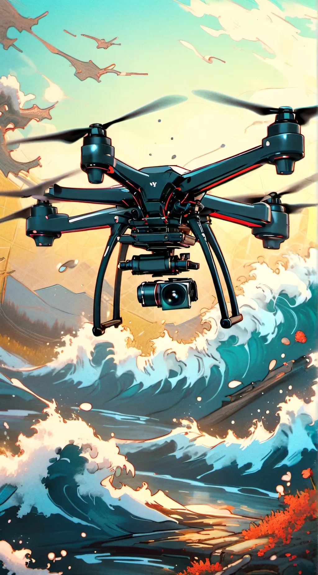 ai character: MD camping 2! background