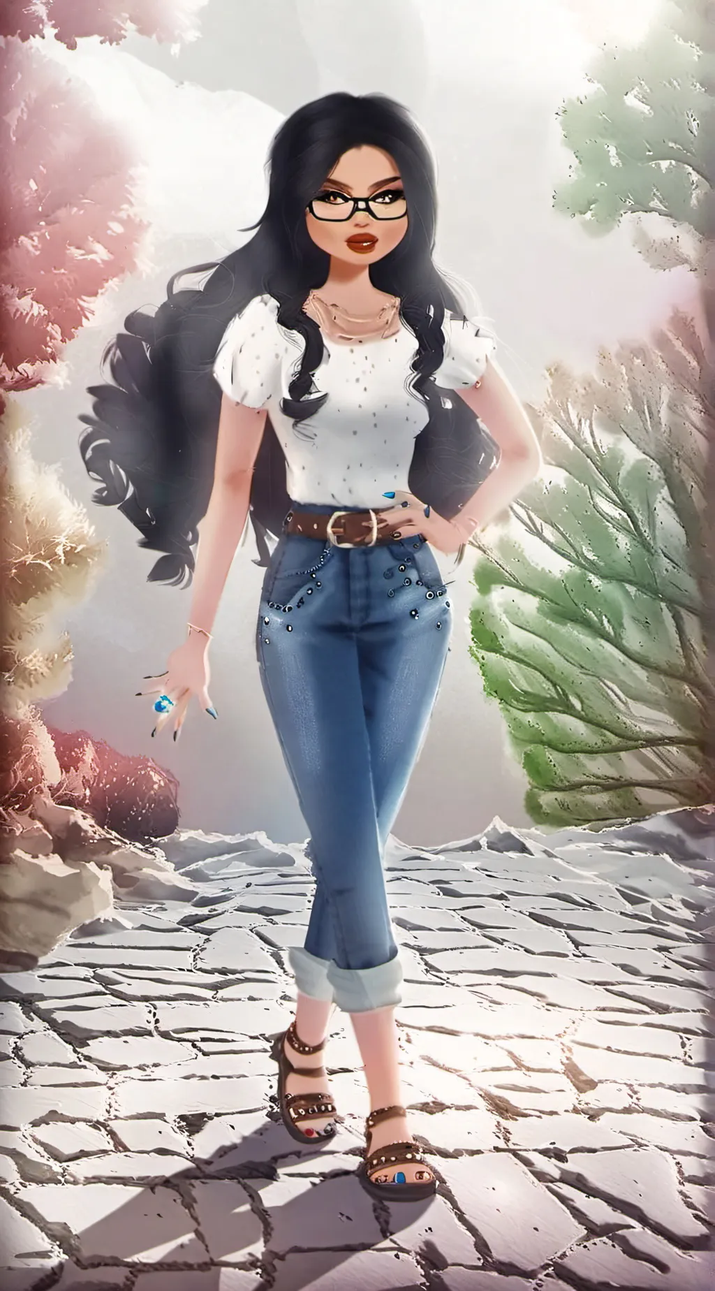 ai character: lina background