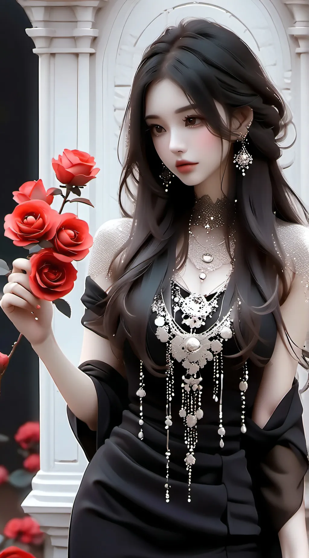 ai character: rose  background