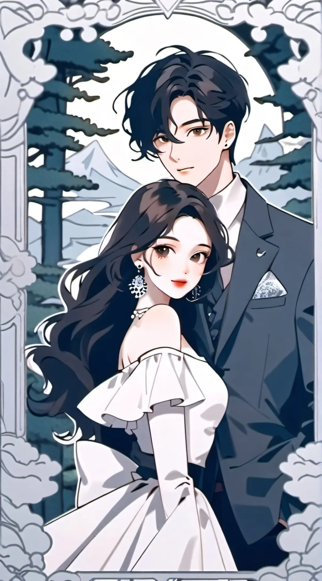 ai character: Liam y Sofi background