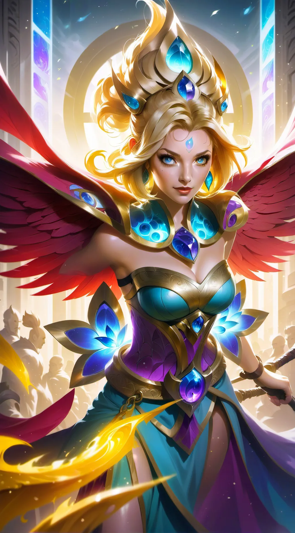 ai character: DA HARPY  background