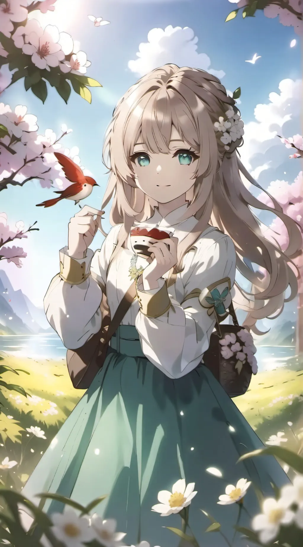ai character: kny goddesses  background