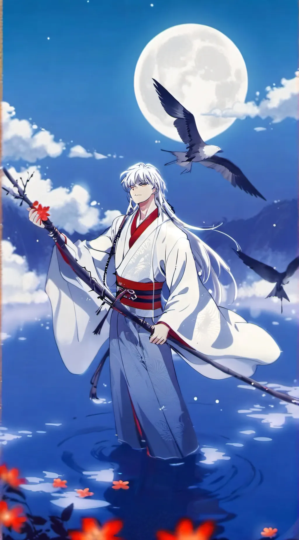 ai character: Sesshoumaru  background