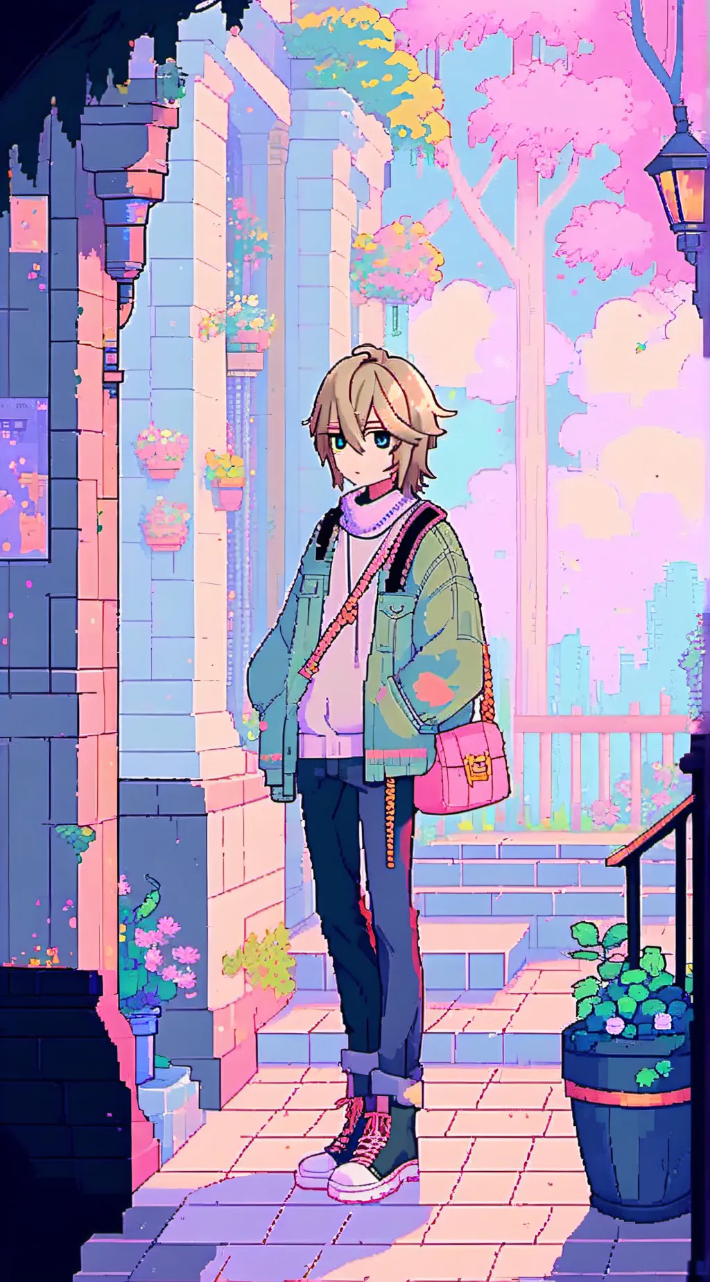 ai character: One Piece  background