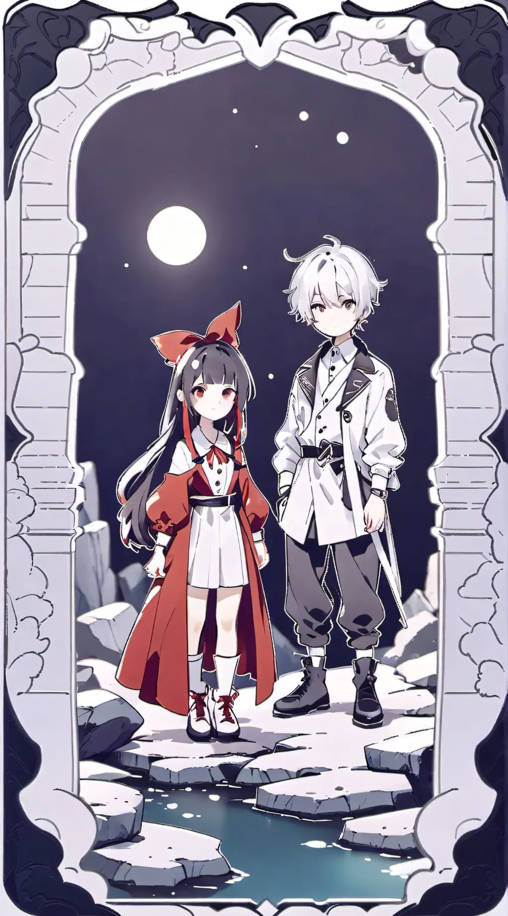 ai character: Simon & Mia background