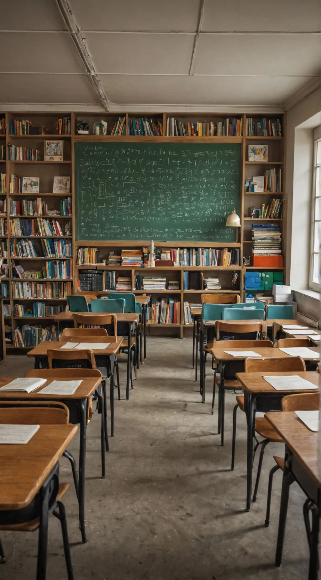 ai character: the math class background