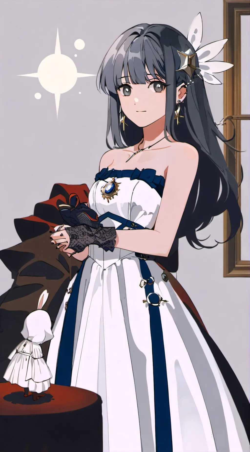 ai character: Lune background