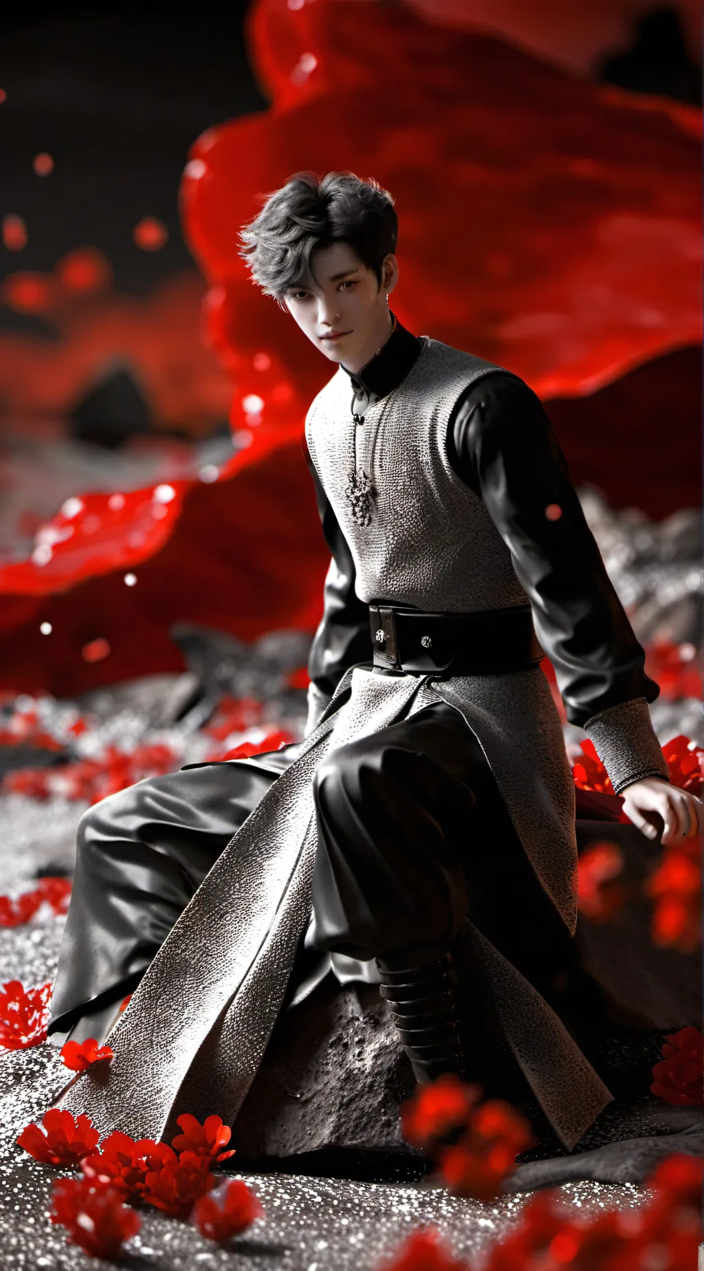 ai character: death  background