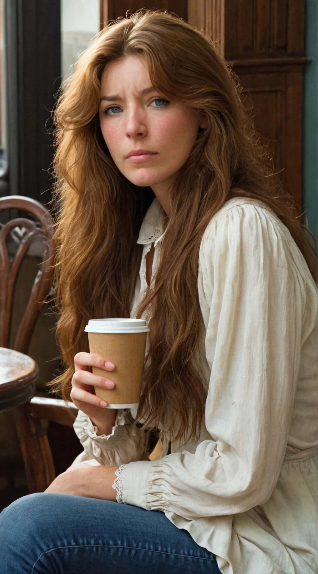 ai character: Lynne  background