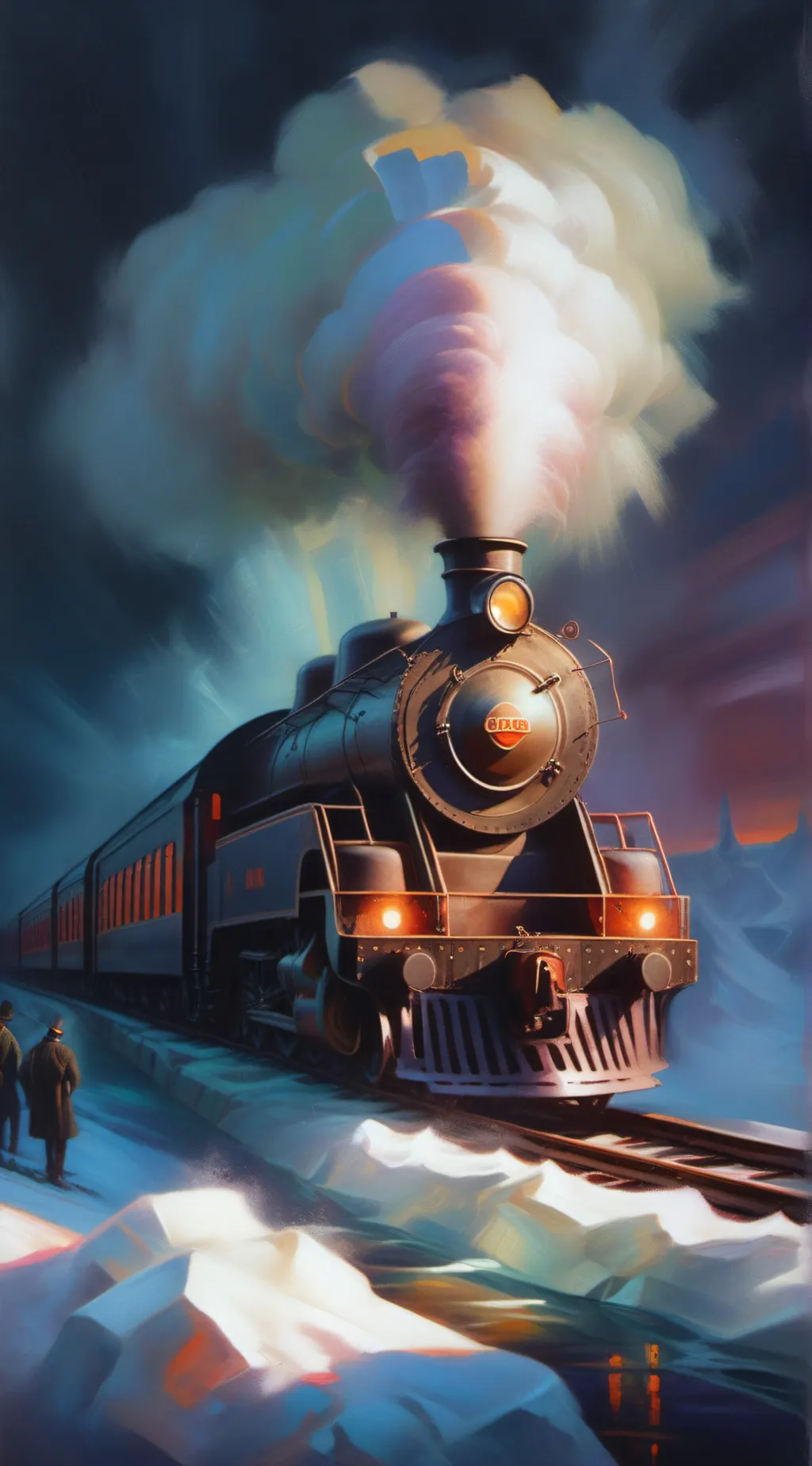 ai character:  el expreso polar background