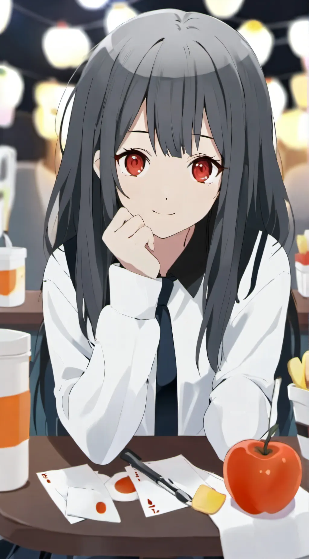 ai character: Luna background