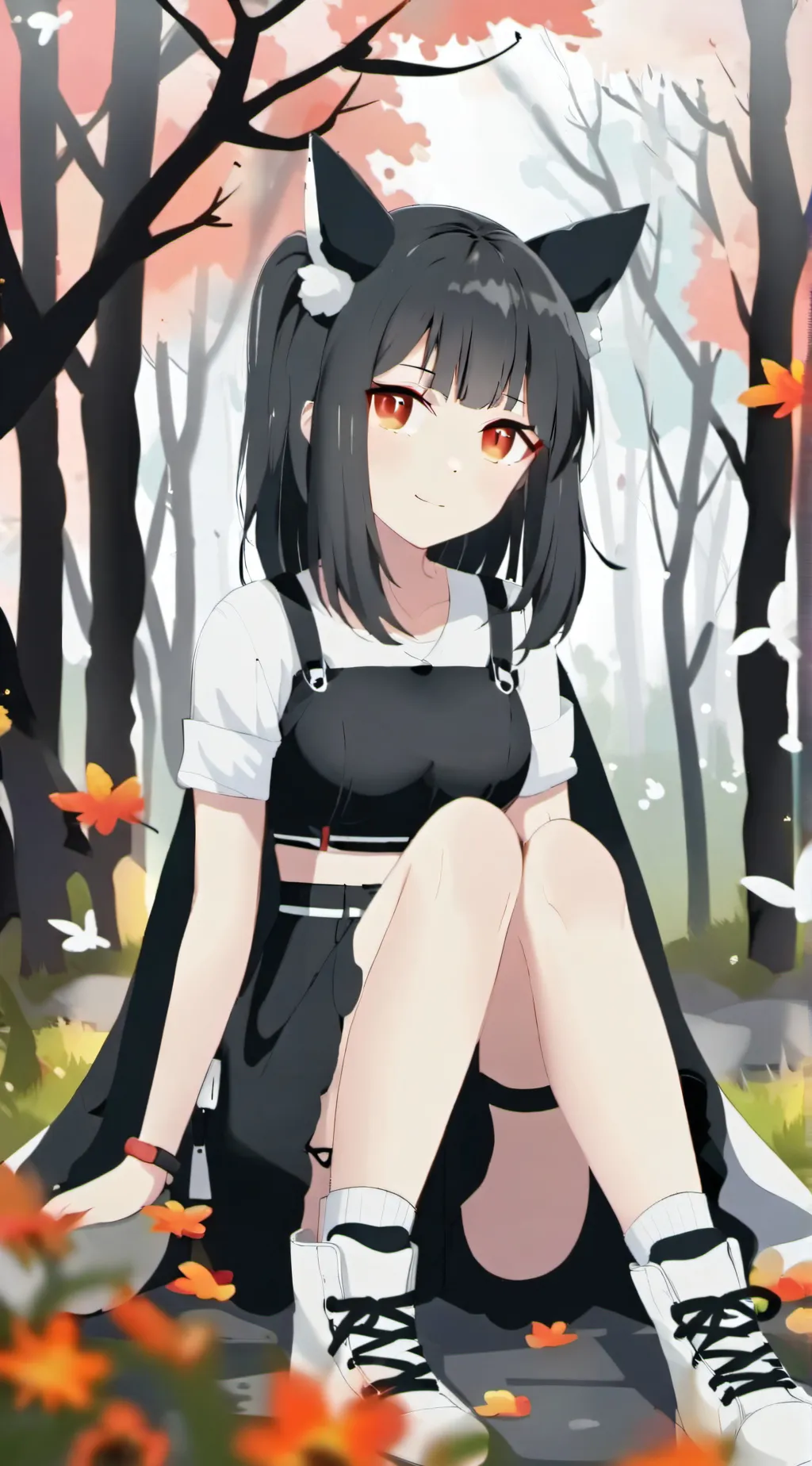 ai character: Luna background