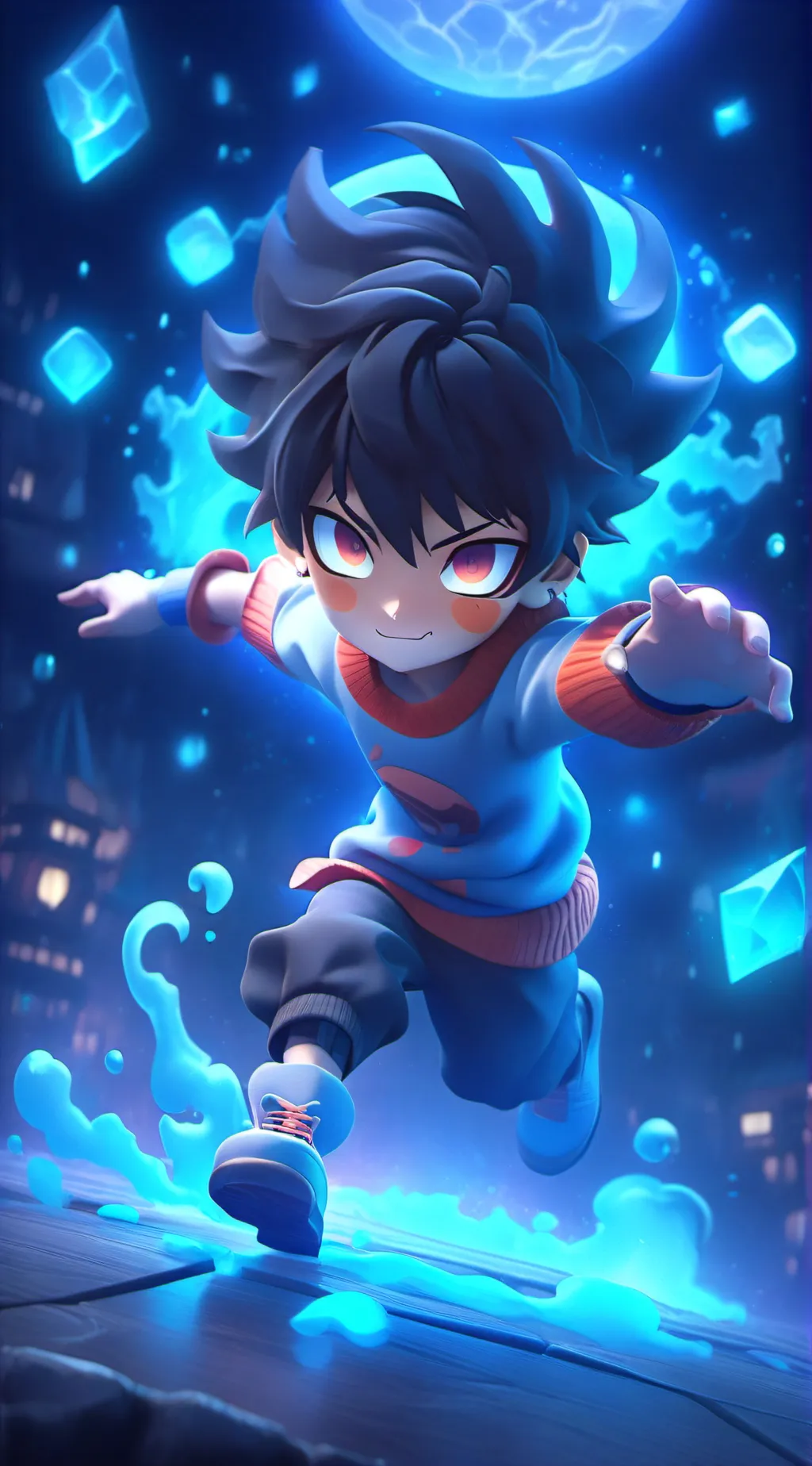 ai character: Young Jake background