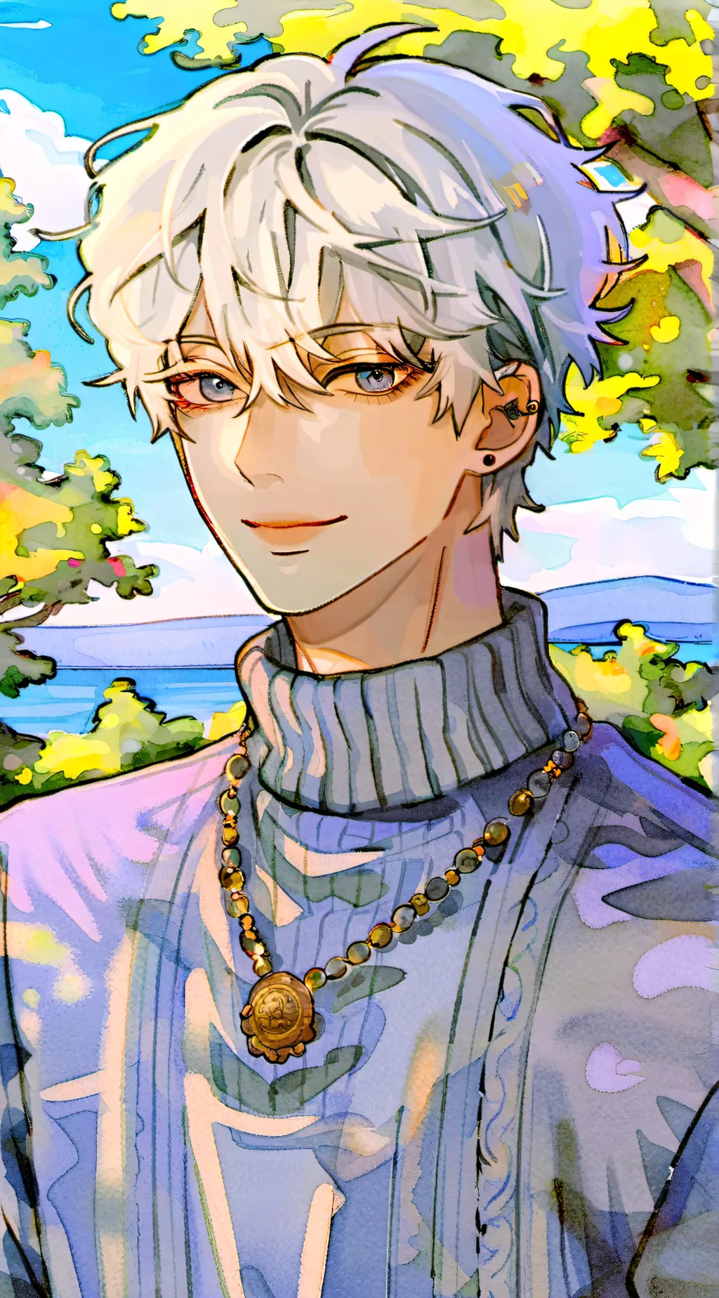 ai character: Sean Di Lorenzo  background