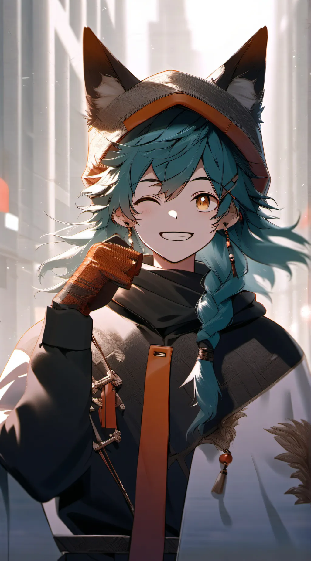 ai character: izuku midoriya  background