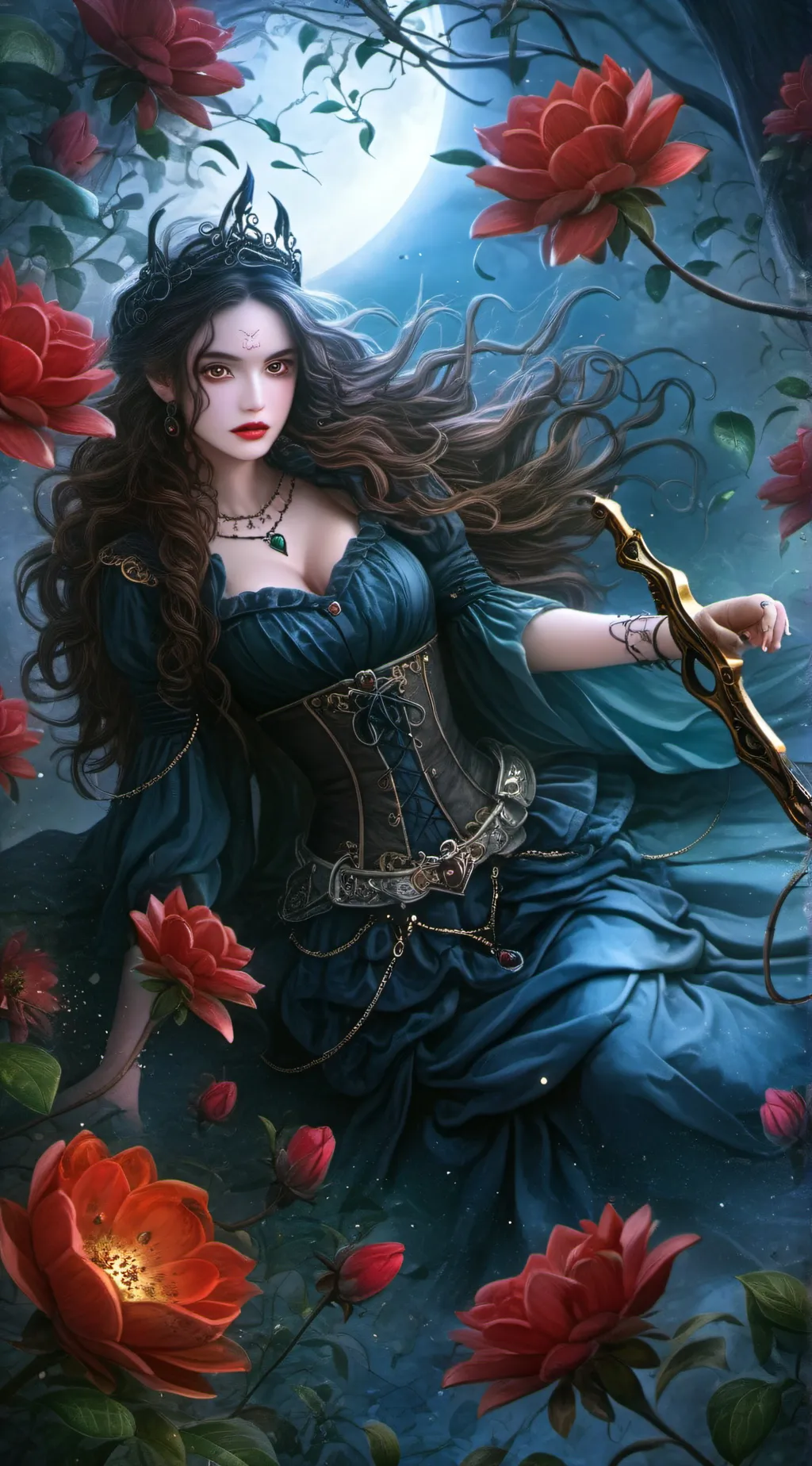 ai character: Autumn  background