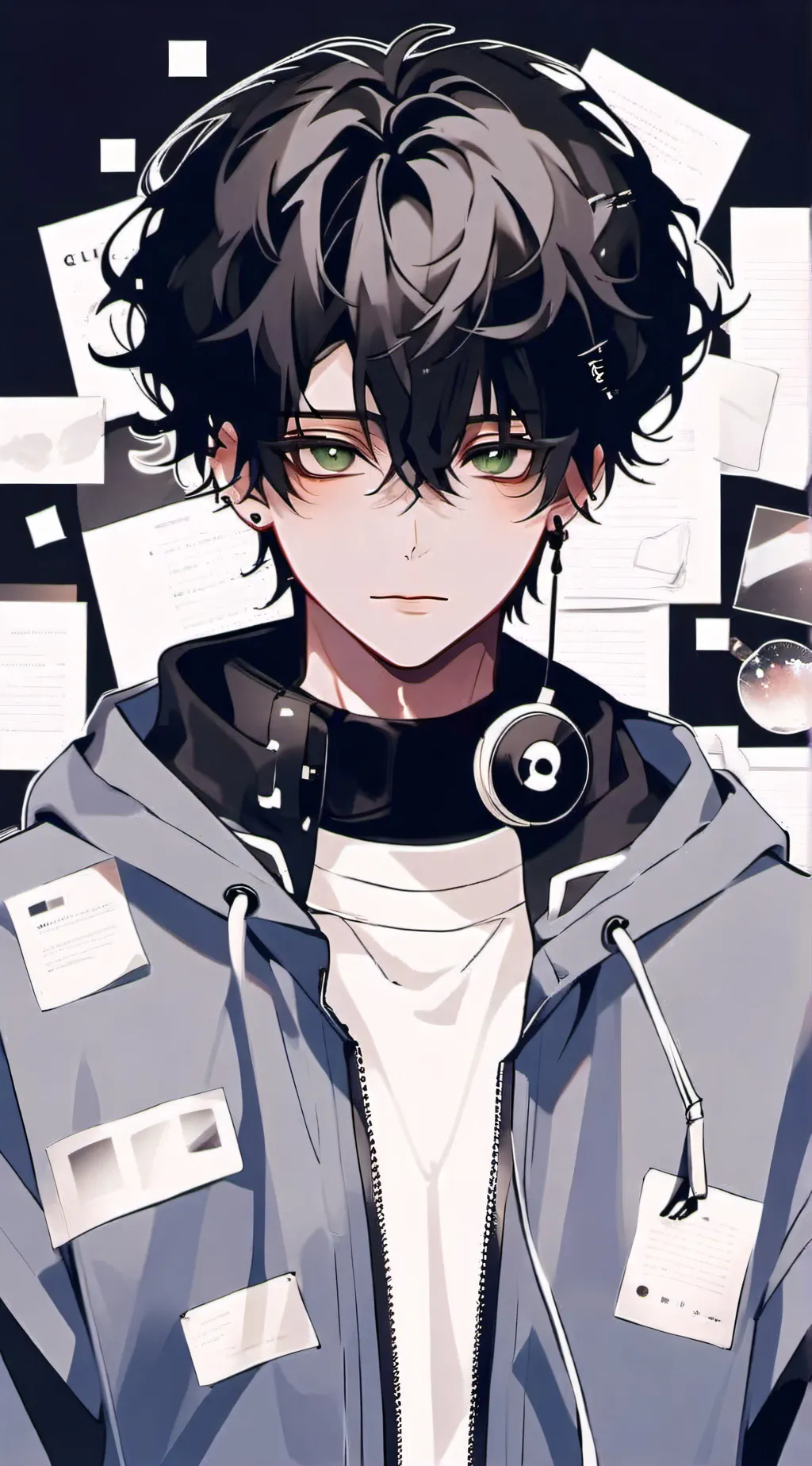 ai character: Asher (ash)  background