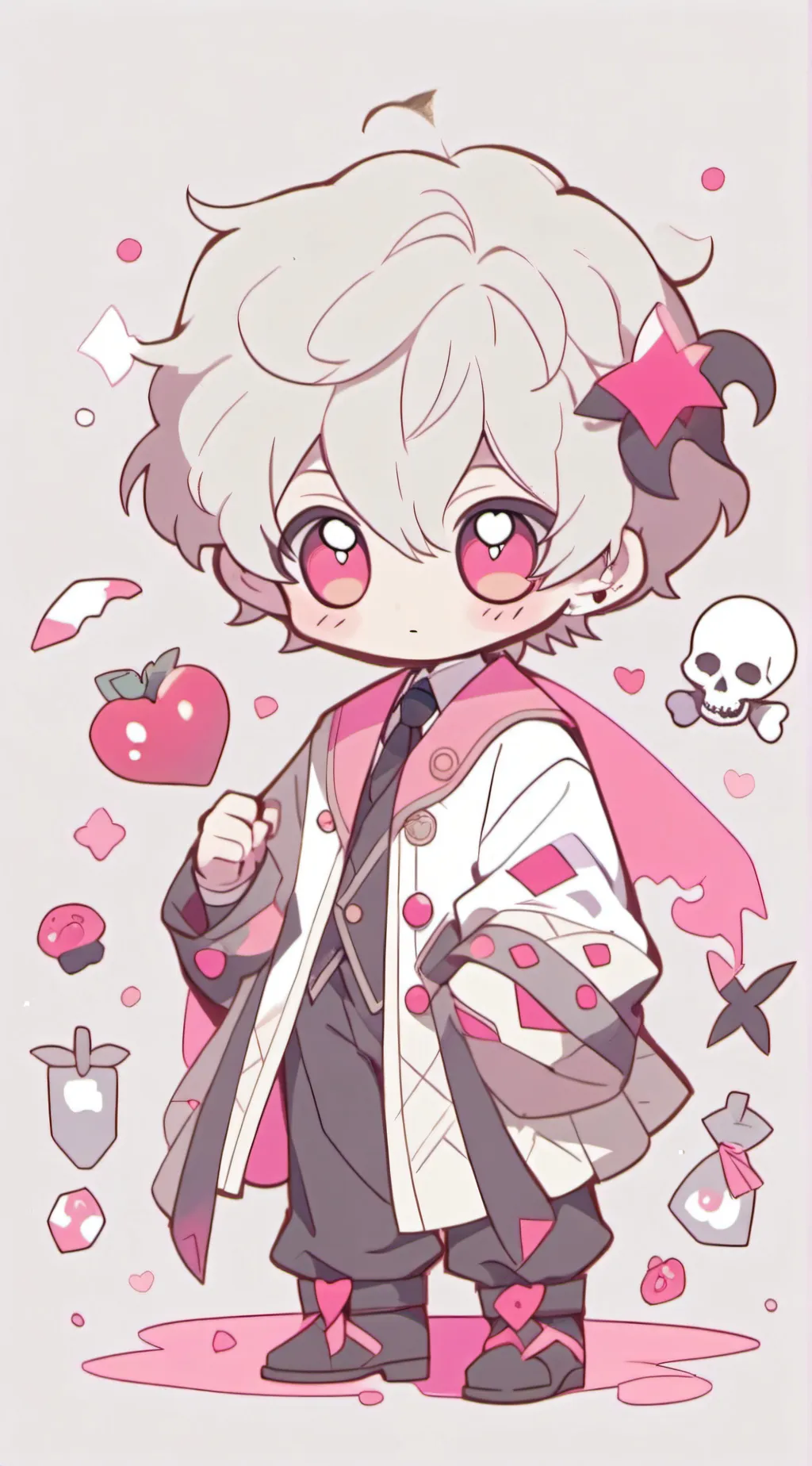 ai character: Ash background