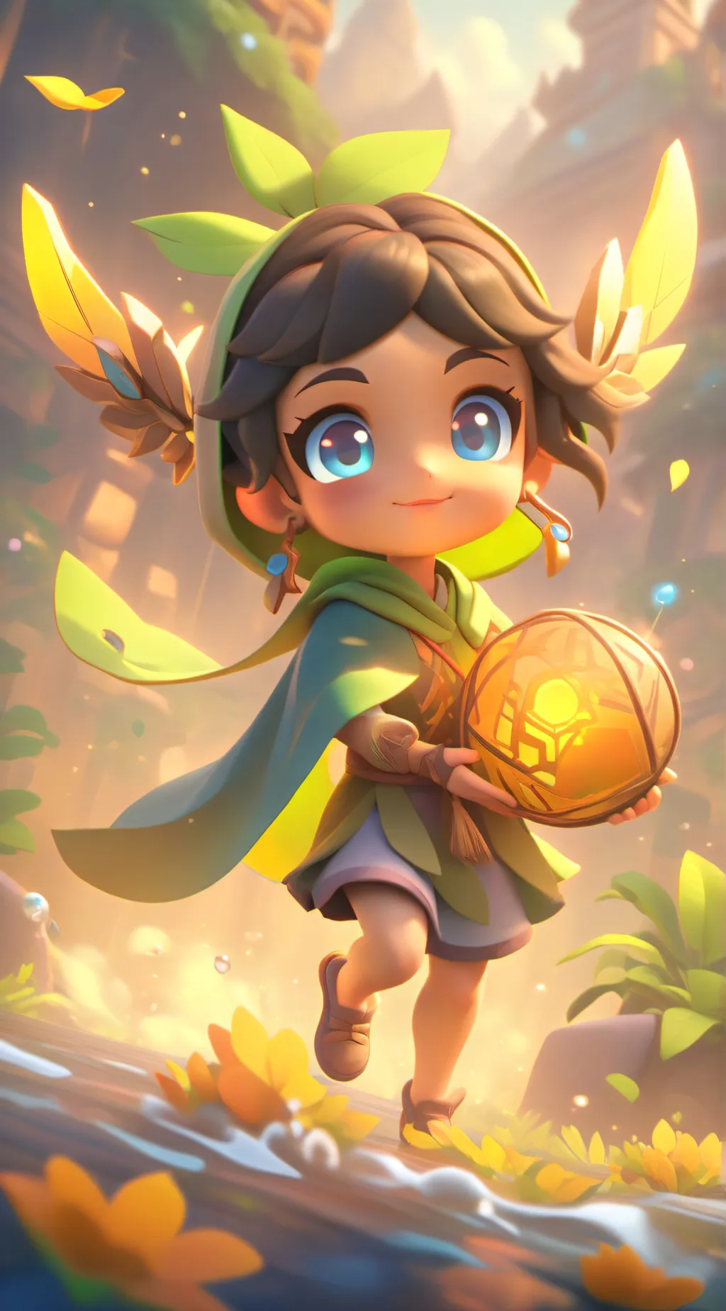 ai character: the forest  background