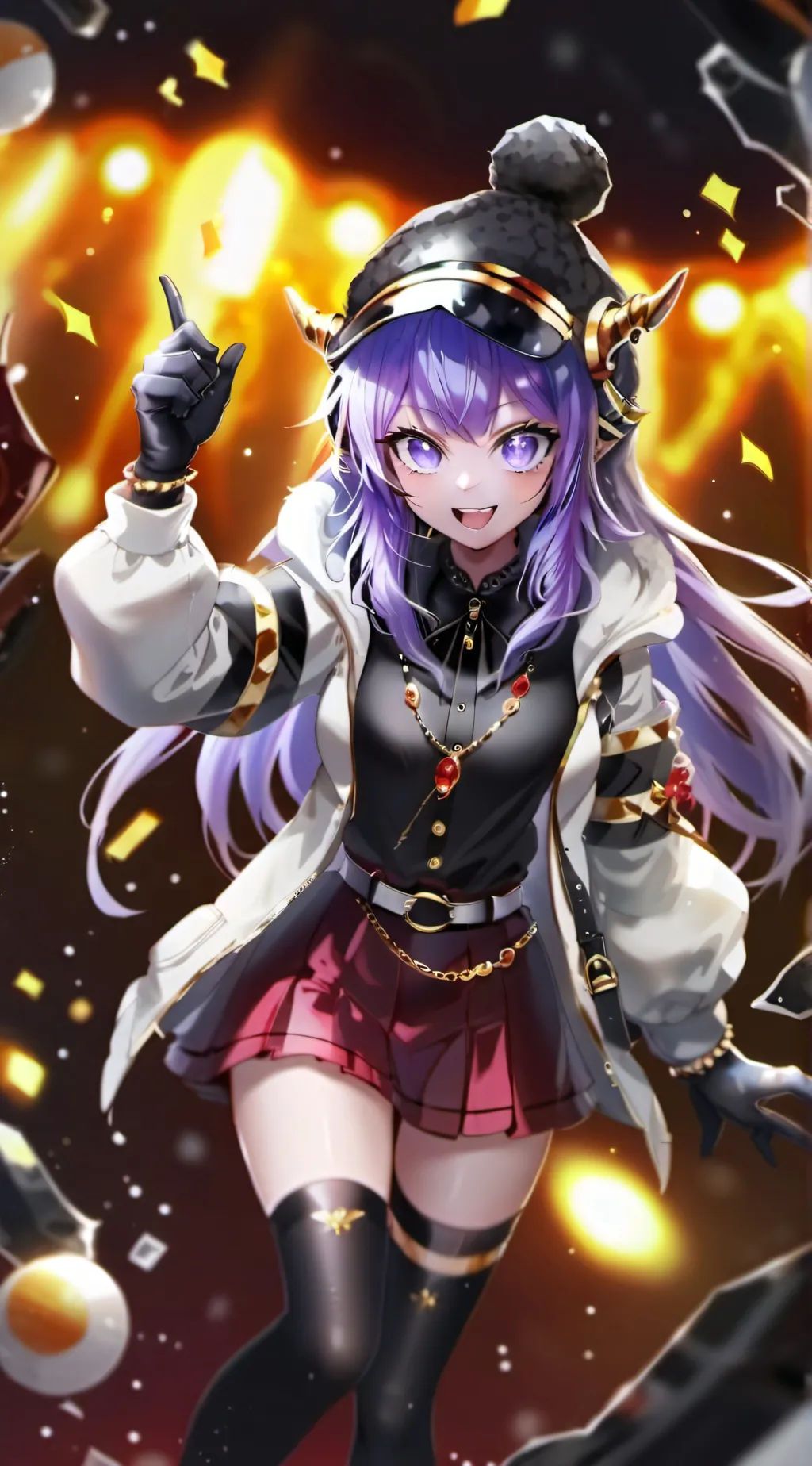 ai character: Luna background