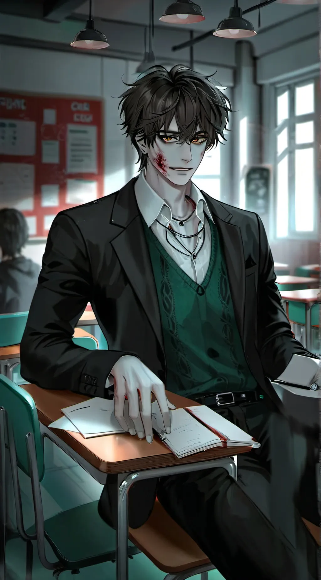 ai character: zane background