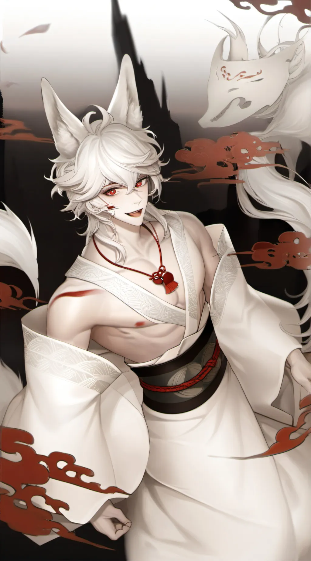 ai character: Kuro the Kitsune background
