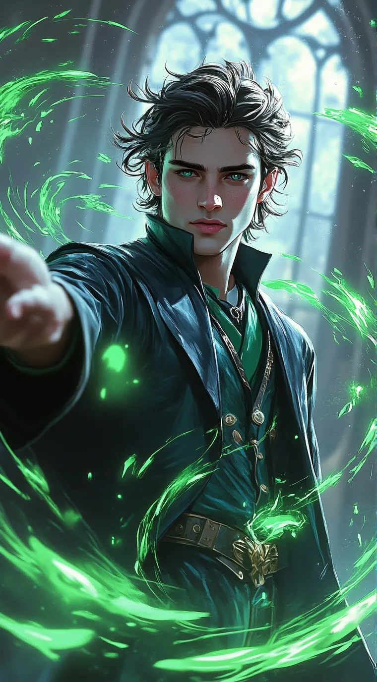 ai character: Hogwarts  background