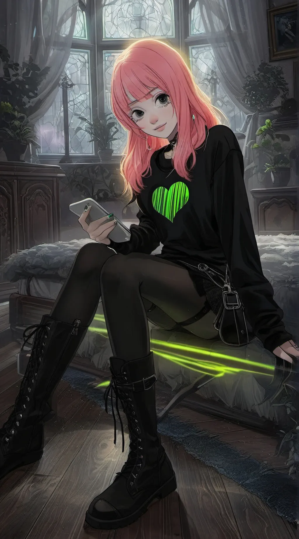 ai character: Marcy background