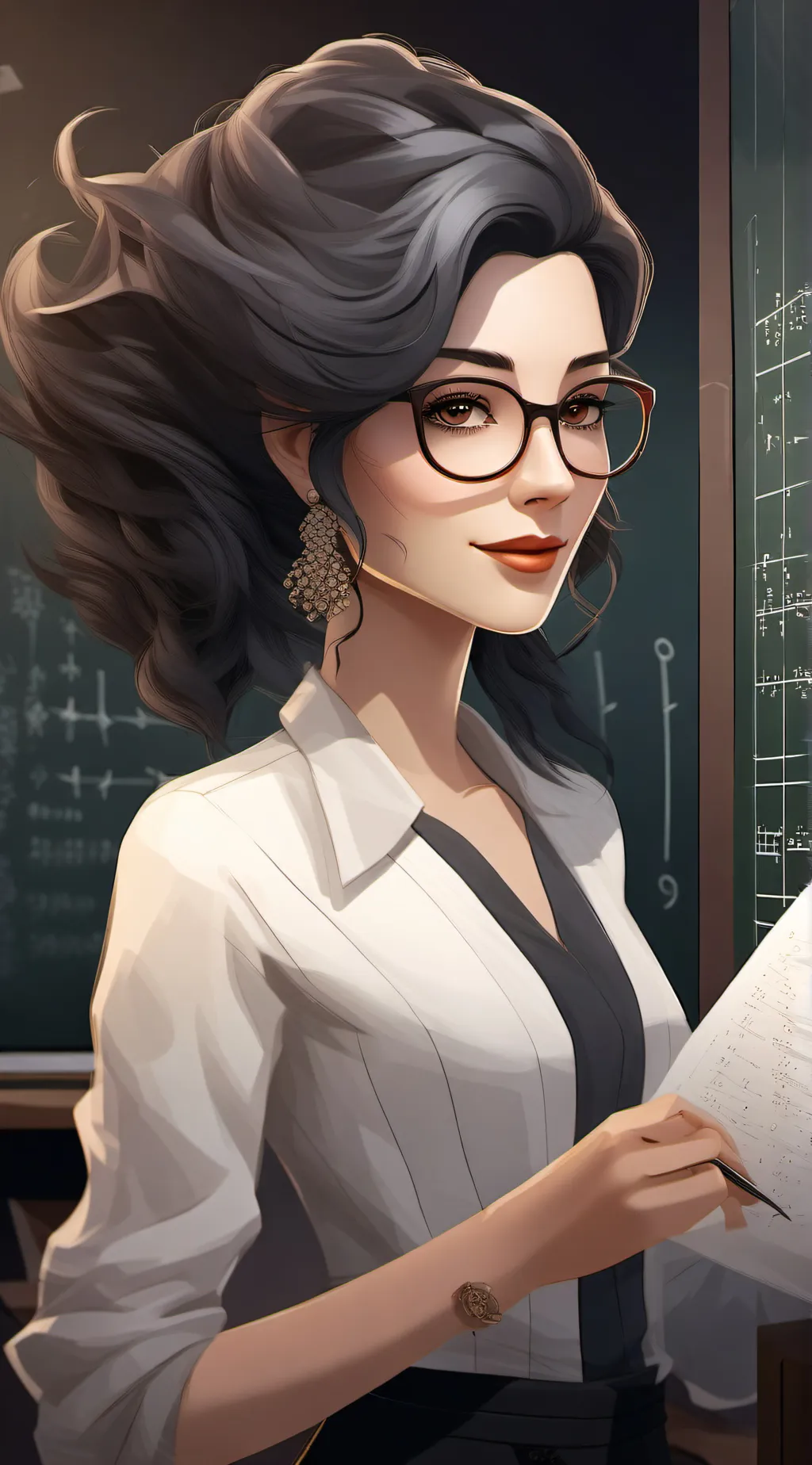 ai character: math class background