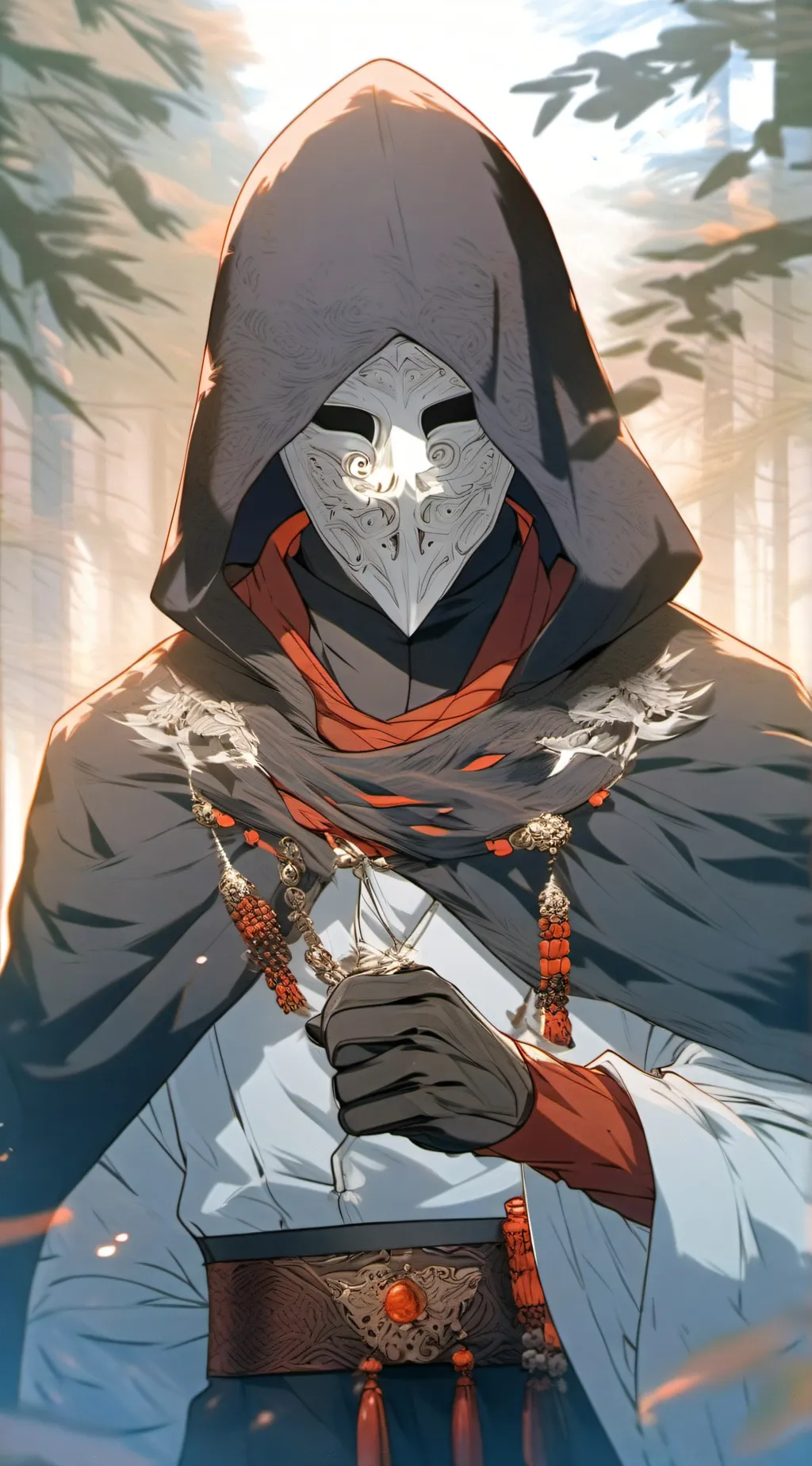 ai character: Black executioner background