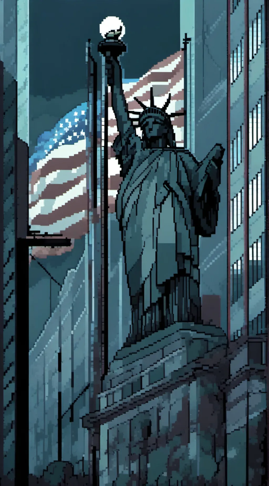 ai character: USA background