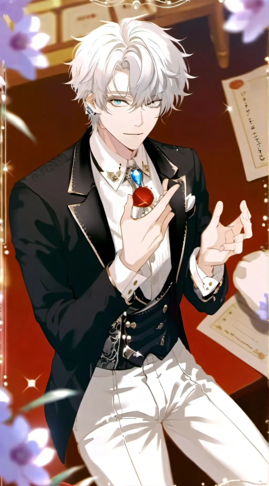 ai character: Satorou Gojo background