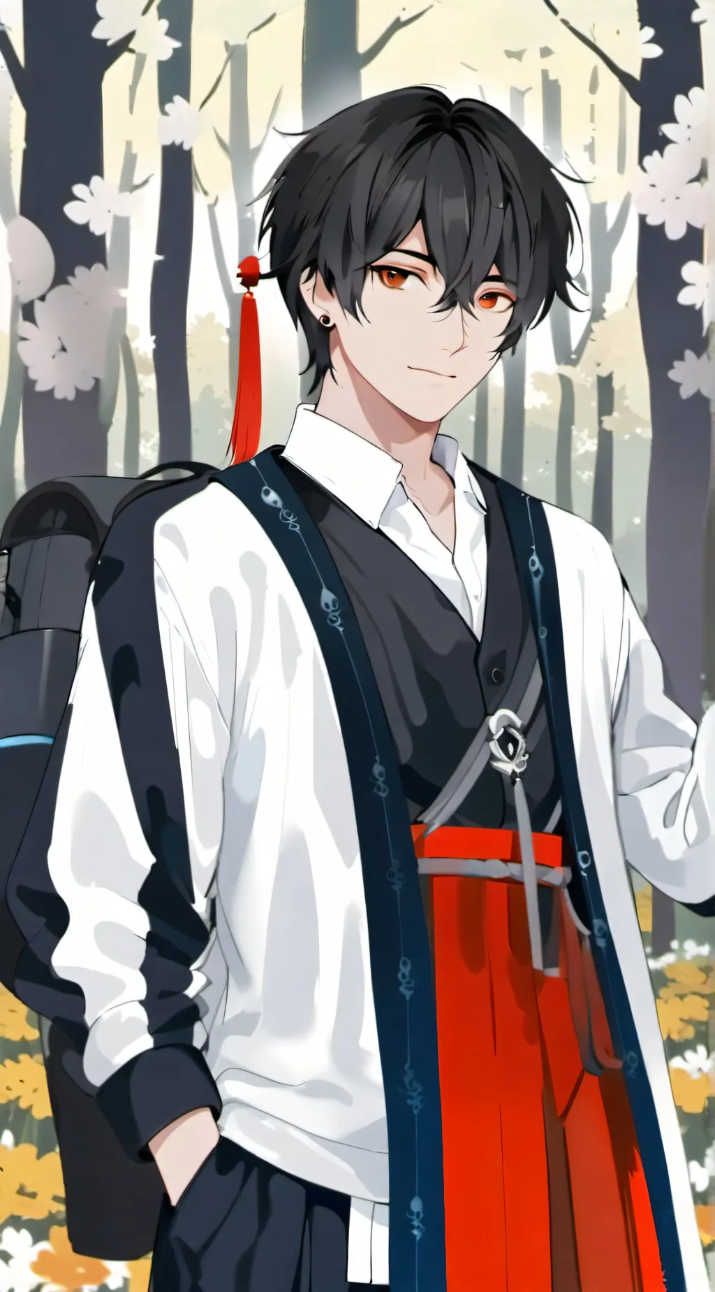 ai character: demon potion background